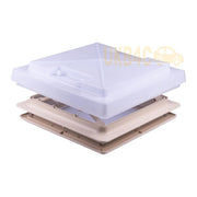 Roof Vent Sky Light Caravan Motorhome 280 x 280mm Flynet Beige MPK Rooflight MPK - UK Camping And Leisure