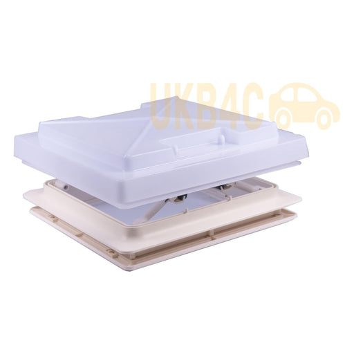 Roof Vent Sky Light Caravan Motorhome 280 X 280Mm Flynet White Mpk Rooflight MPK - UK Camping And Leisure