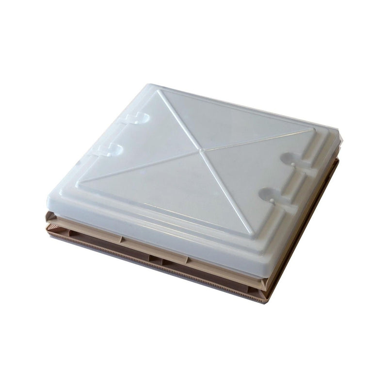 Roof Vent Sky Light Caravan Motorhome 400 x 400mm Flynet Beige MPK Rooflight MPK - UK Camping And Leisure