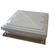 Roof Vent Sky Light Caravan Motorhome 400 x 400mm Flynet Beige MPK Rooflight MPK - UK Camping And Leisure