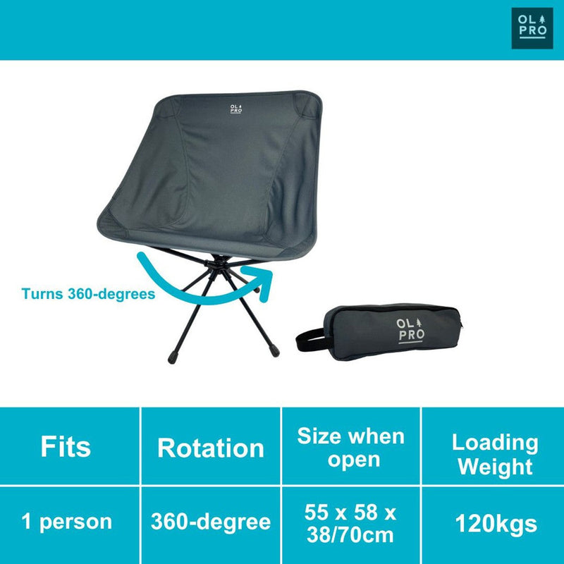 Olpro 360° Rotating ultralight chair Olpro - UK Camping And Leisure