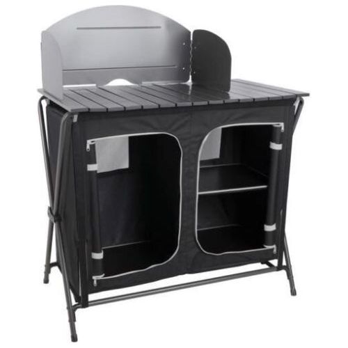 Royal Camping Easy Up Kitchen Storage Unit with Windshield UK Camping And Leisure
