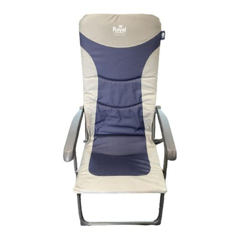 Royal Colonel Chair Blue High Back Camping Chair Royal - UK Camping And Leisure