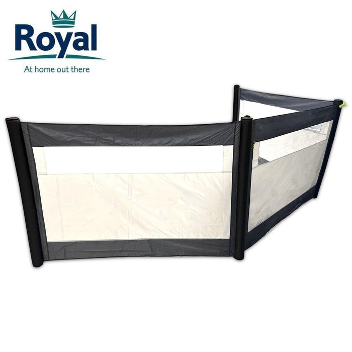 Royal Fixed 3 Panel Air Windbreak With FREE Pump UK Camping And Leisure