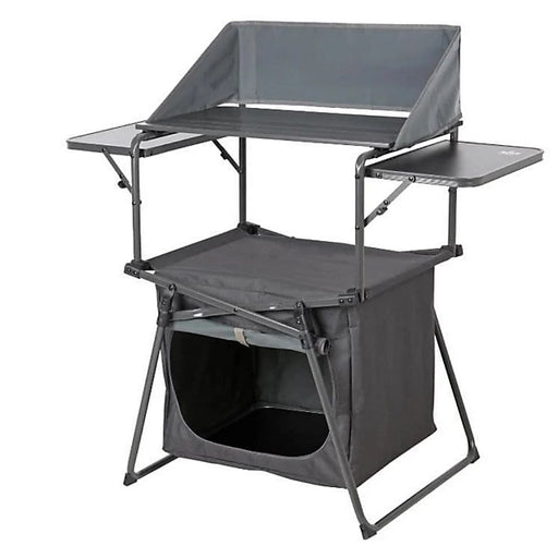 Royal Camping Kitchen Stand With Windshield And Storage Easy Up | lightweight, easy setup