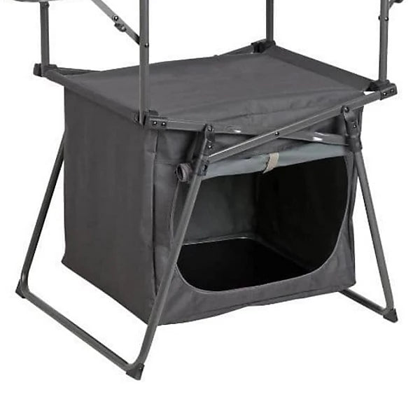 Royal Camping Kitchen Stand With Windshield And Storage Easy Up | lightweight, easy setup