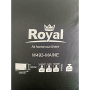 Royal Leisure Sleeping Bag Maine Premium 60Oz Camping Outdoors Travel Home Royal - UK Camping And Leisure