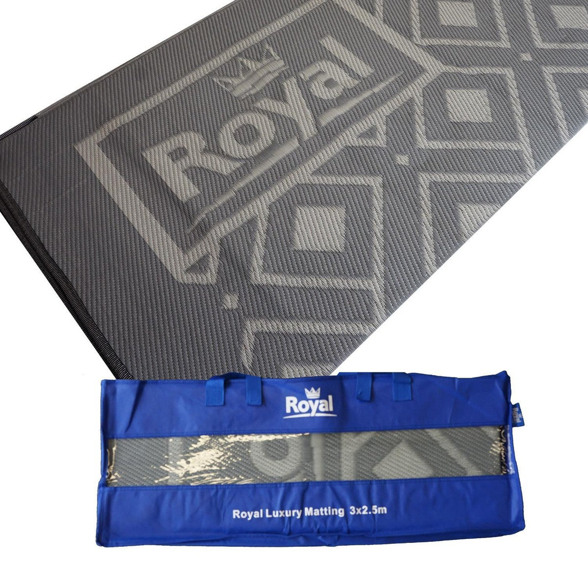 camping fußmatte zelt Zeltunterlage 3.5x2.5m Royal Leisure Wasserabweisend Grau Royal Luxus Matte 3,5 X 2,5 Meter – Wasserdichter Campingteppich Für Zelt & Outdoor Outdoor Matte 3.5x2.5m