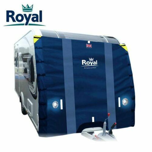 Royal Premium Caravan Front Towing Cover Protector Universal With Led Lights Royal - UK Camping And Leisure