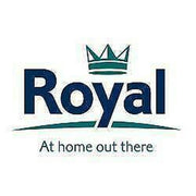 Royal Windbreak Steel Poles 3 Panel Clear Window Camping Motorhome Awning Beach Royal - UK Camping And Leisure