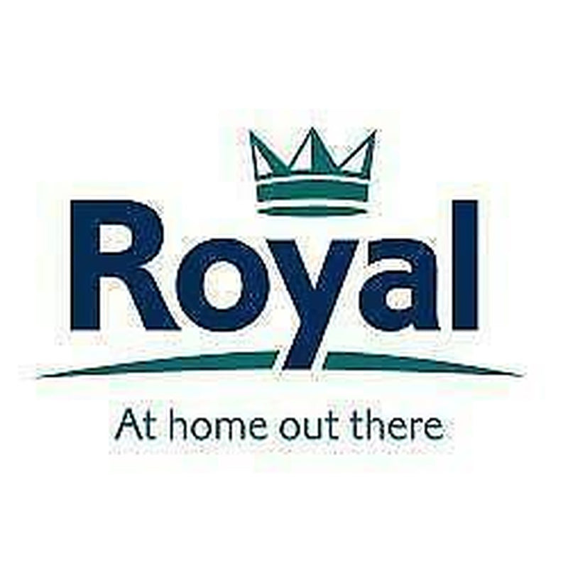 Royal Windbreak Steel Poles 5 Panel Clear Window Camping Motorhome Awning Beach Royal - UK Camping And Leisure