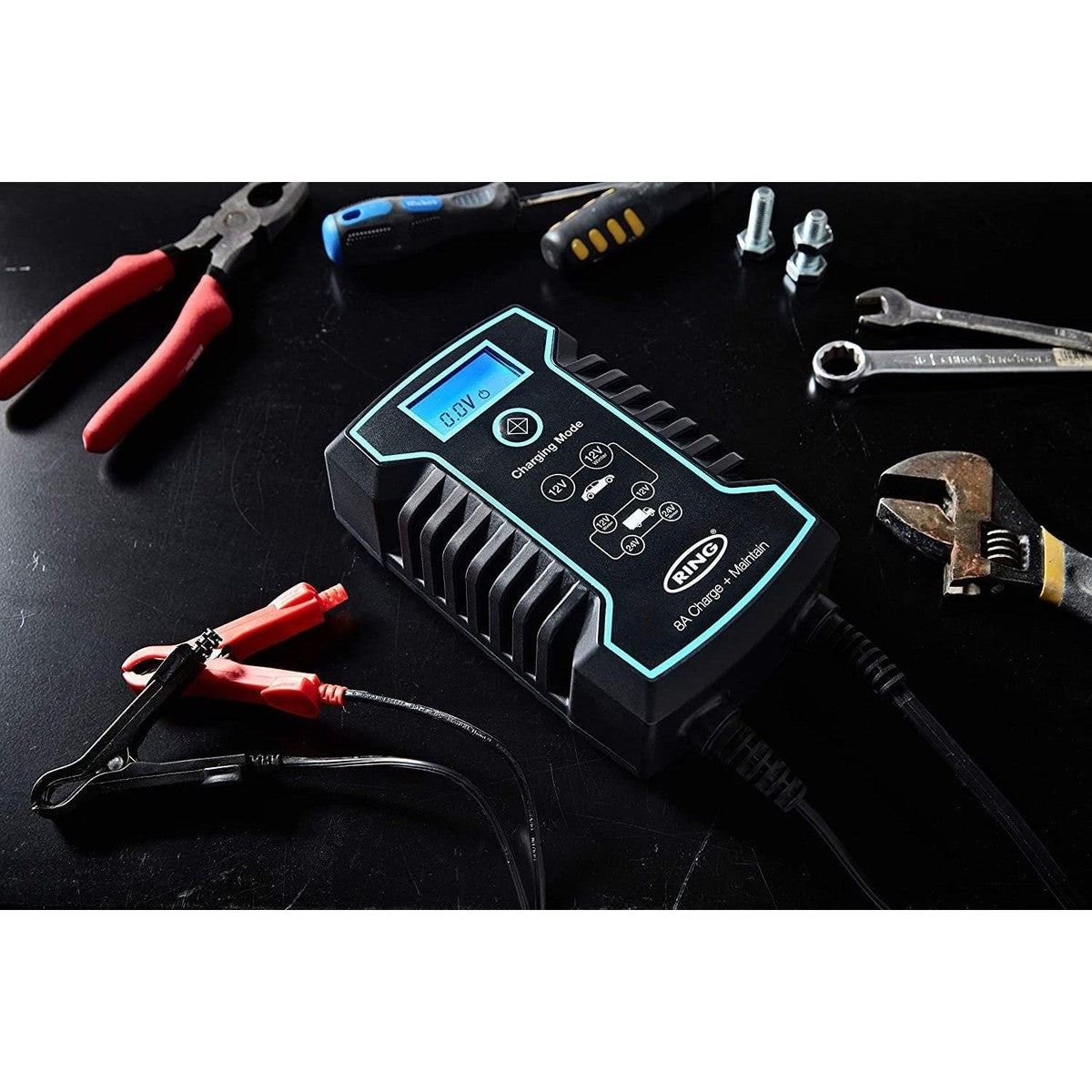 RSC808 Ring 8A Smart Charger and Battery Maintainer — UK Camping And ...
