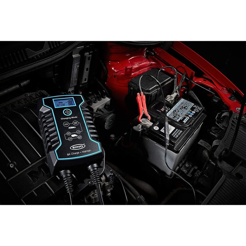 RSC808 Ring 8A Smart Charger and Battery Maintainer Ring Automotive - UK Camping And Leisure