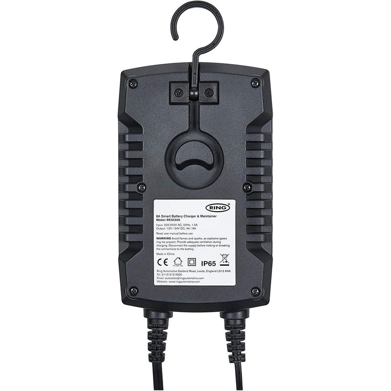 RSC808 Ring 8A Smart Charger and Battery Maintainer Ring Automotive - UK Camping And Leisure