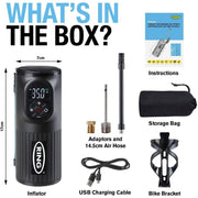 RTC2000 Ring Handheld Digital Tyre Inflator Air Compressor USB LED Cordless Ring Automotive - UK Camping And Leisure