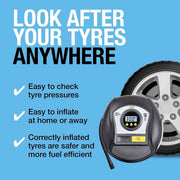 RTC450 Ring Digital Tyre Inflator Air Compressor Wheel Car Pump 12v Auto Stop Ring Automotive - UK Camping And Leisure