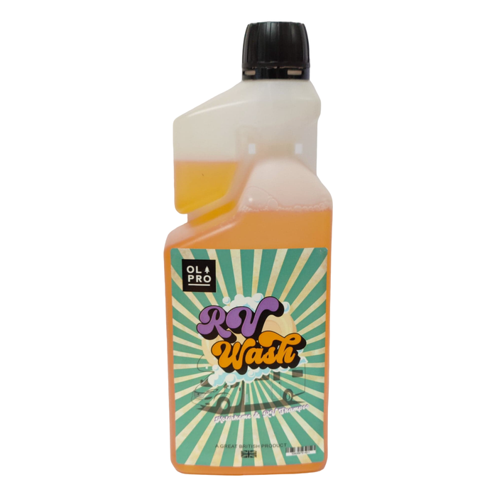 Olpro Motorhome Shampoo Plus 1ltr Dosage Bottle Olpro - UK Camping And Leisure