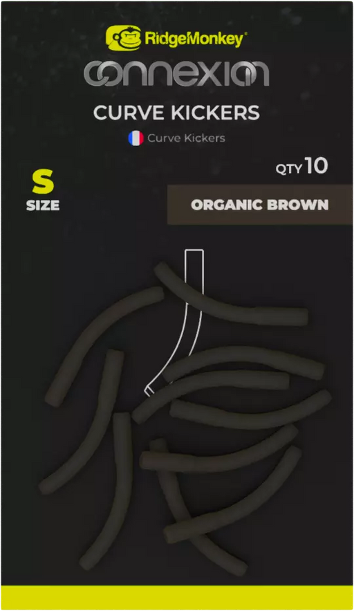 RidgeMonkey Connexion Curve Kickers Small Organic Brown RidgeMonkey - UK Camping And Leisure