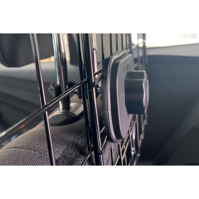 Sakura SS5453 Car Partition SUV Dog Guard Mesh Headrest In Black Sakura - UK Camping And Leisure