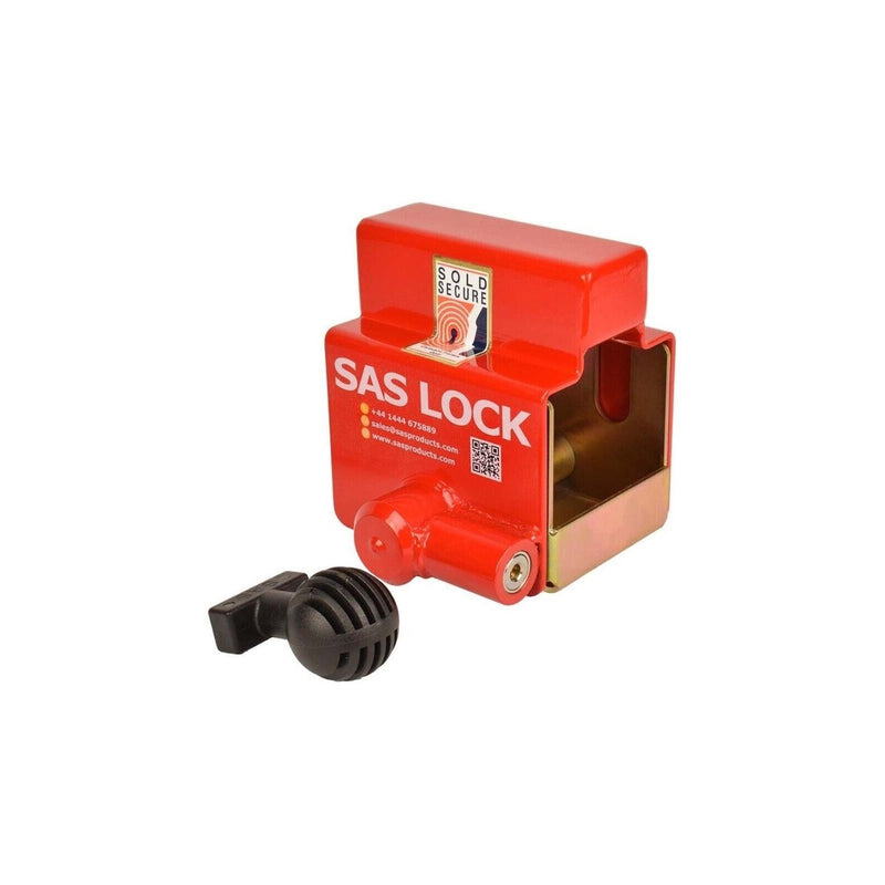 SAS Fortress 2 Gold Hitch Lock For AL-KO Stabilising Head Bailey & Swift Caravan SAS - UK Camping And Leisure