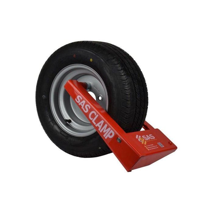 SAS HD4 Trailer Wheel Clamp For Floatation Tyres - 20.5 x 8-10 or 205/65D10 SAS - UK Camping And Leisure