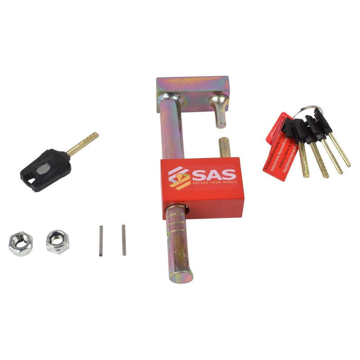 SAS Heavy Duty Compact Condor Trailer Caravan Hitch Lock Includes Warranty SAS - UK Camping And Leisure