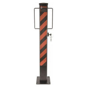 SAS Heavy Duty Security Post Folding Bolt Down Safety Post SAS - UK Camping And Leisure