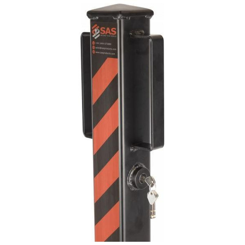 SAS Heavy Duty Security Post Folding Bolt Down Safety Post SAS - UK Camping And Leisure
