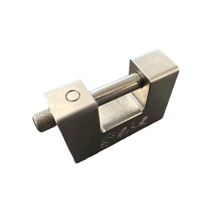 SAS Ultra Secure C-Type Padlock Hardened Steel 8300075 Chains Gates Cables SAS - UK Camping And Leisure