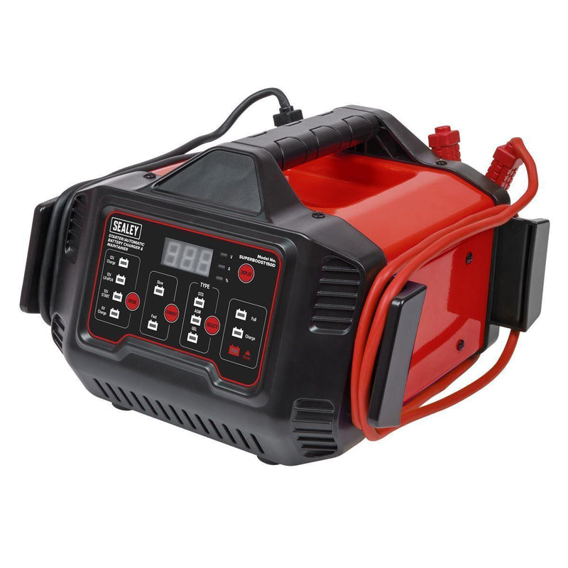 Sealey Battery Charger Automatic Maintainer 6/12V 150A Starter/15A Sealey - UK Camping And Leisure
