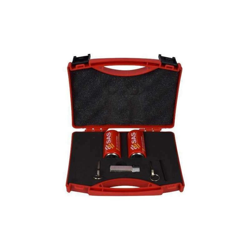 Set of 2, Two SAS Heavy Duty Caravan Tourer Corner Steady Stabiliser Leg Locks SAS - UK Camping And Leisure