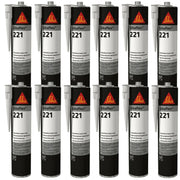 Sikaflex 221 Strong Adhesive Sealant 12 Pack Sika - UK Camping And Leisure