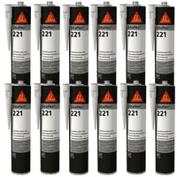 Sikaflex 221 Strong Adhesive Sealant 12 Pack
