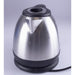 Silver Chrome Low Power 1.2L 750W Cordless Kettle Powerpart - UK Camping And Leisure