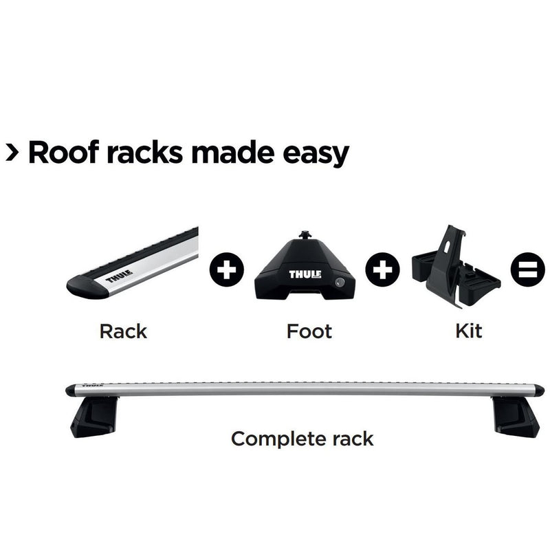 Thule SlideBar Roof Bars full kit 891000 710600 186086 image 6