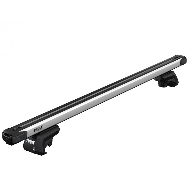 Thule SlideBar Roof Bars full kit 891000 710600 186150 installed on vehicle