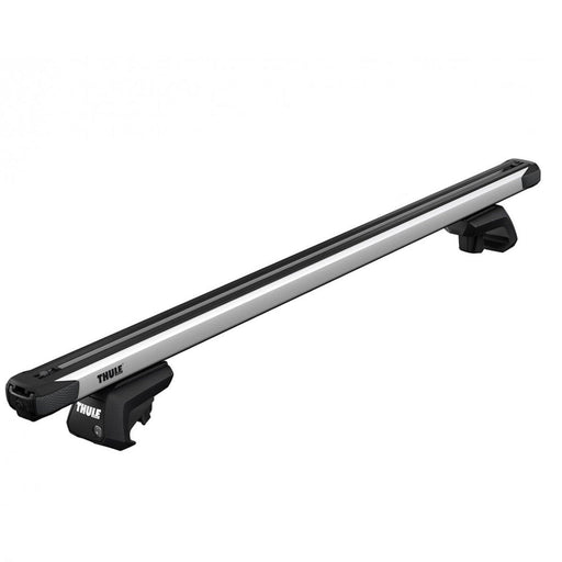Thule SlideBar Roof Bars full kit 891000 710410 installed on vehicle