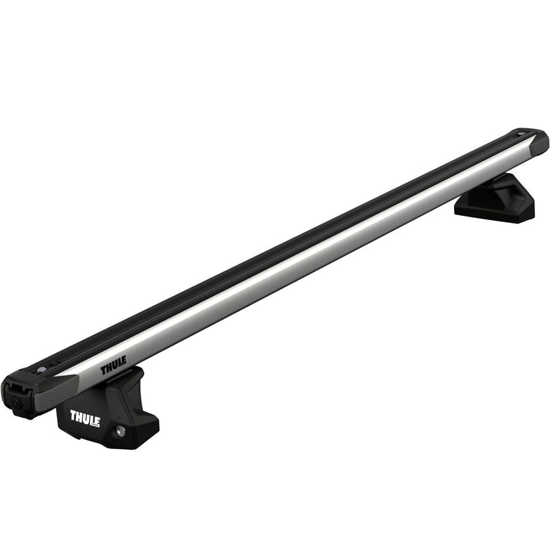 Thule SlideBar Roof Bars full kit 891000 710600 186132 installed on vehicle