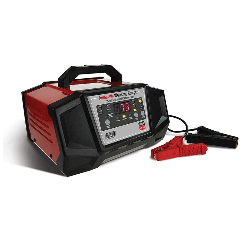 Smart Battery Charger 150 Amp Start for 12 / 24V Lead Acid AGM GEL Electronic Maypole - UK Camping And Leisure