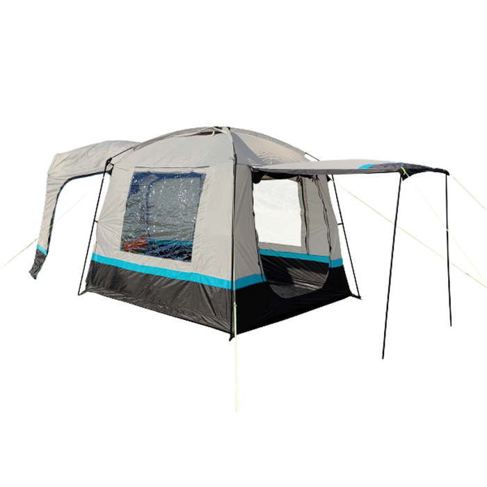 Olpro Snug Poled Tailgate Awning (steel Legs Fibreglass Roof ) Olpro - UK Camping And Leisure