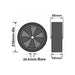 Spare Wheel for Caravan Jockey Wheel Extra Wide Tyre 210 x 75mm - MP97552 Maypole - UK Camping And Leisure