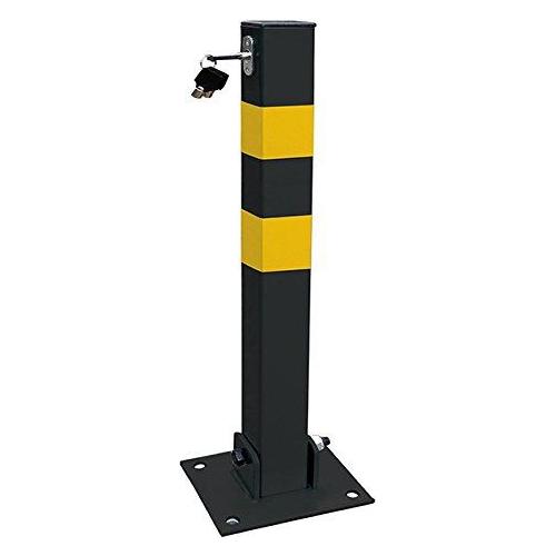 Square Heavy Duty Folding Bolt Down Security Parking Post Bollard Driveway UK Camping And Leisure
