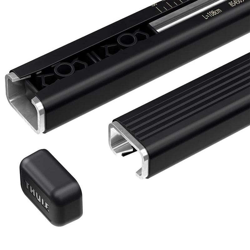 Thule SquareBar Evo Roof Bars full kit 712300 710600 186177 close-up detail