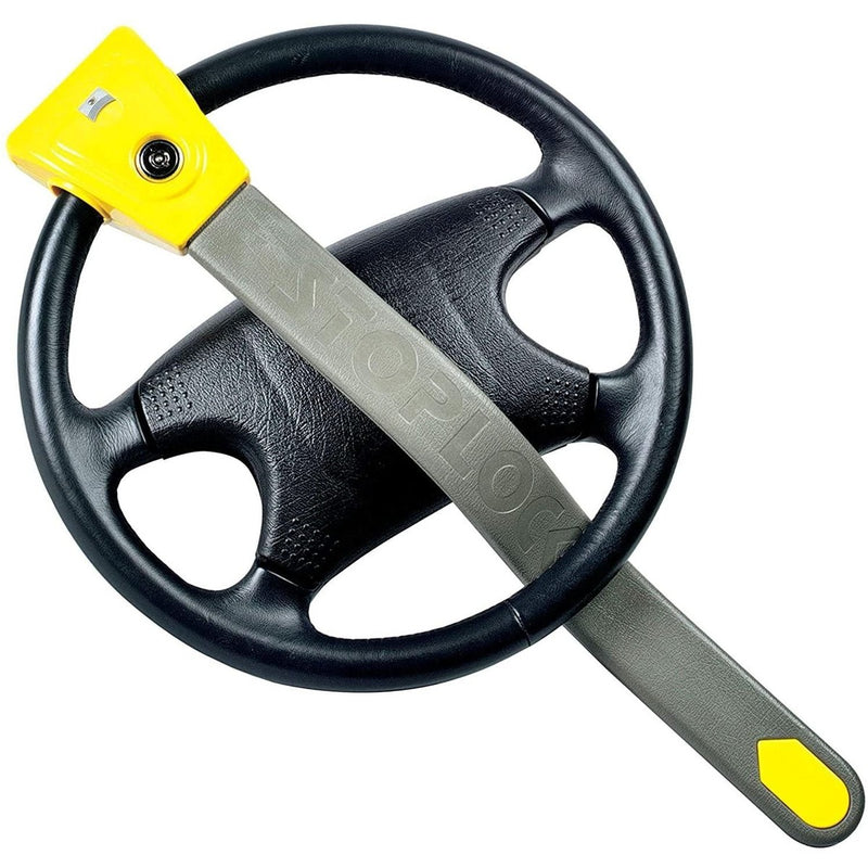 Stoplock Original High Security Flashing LED Car Steering Wheel Lock Immobiliser Stoplock - UK Camping And Leisure