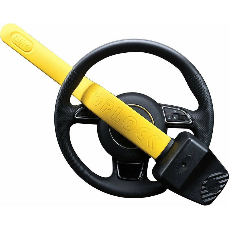 Stoplock Pro Elite Premium Steering Wheel Immobiliser Lock Deep Bend Anti Theft Stoplock - UK Camping And Leisure