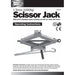 Streetwize 1 Ton Tonne Car Maintenance & Repair Wind Up Handle Scissor Jack Lift Streetwize - UK Camping And Leisure