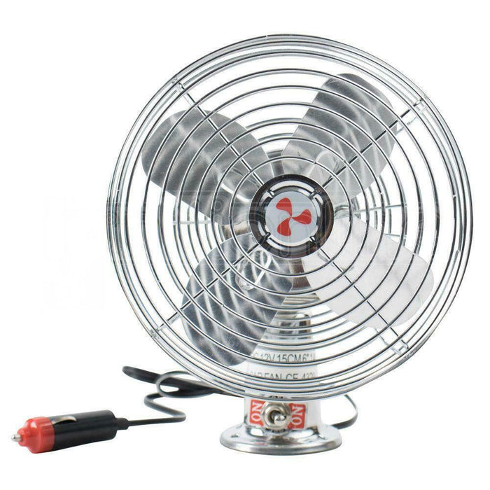 Streetwize 12V 6' All Metal Dual Speed Fan Car/Van High Speed Interior Fan SWCF3 UK Camping And Leisure