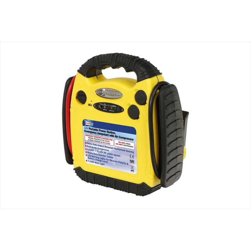 Streetwize 12V 900amp Car Jump Start Starter Power Pack Streetwize - UK Camping And Leisure