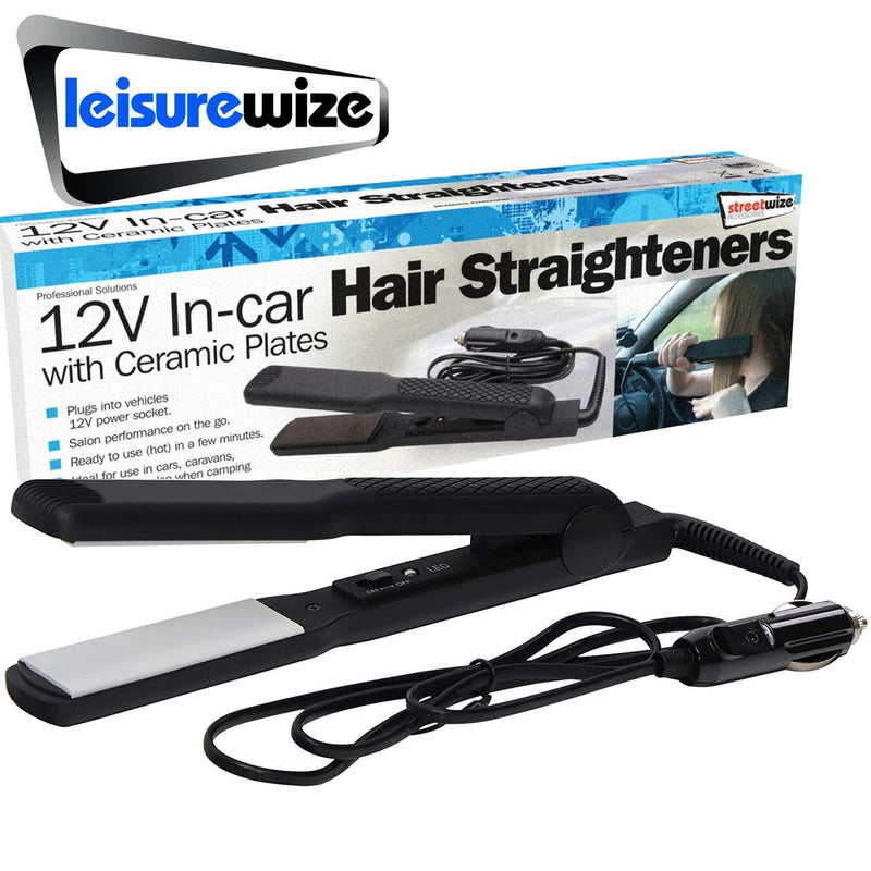 Streetwize 12V Travel Hair Straighteners Streetwize - UK Camping And Leisure