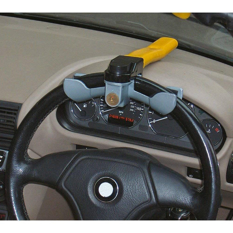 Streetwize Car Van Anti Theft Rotary Security Steering Wheel Lock Clamp Cover Streetwize - UK Camping And Leisure